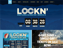 Tablet Screenshot of locknfestival.com